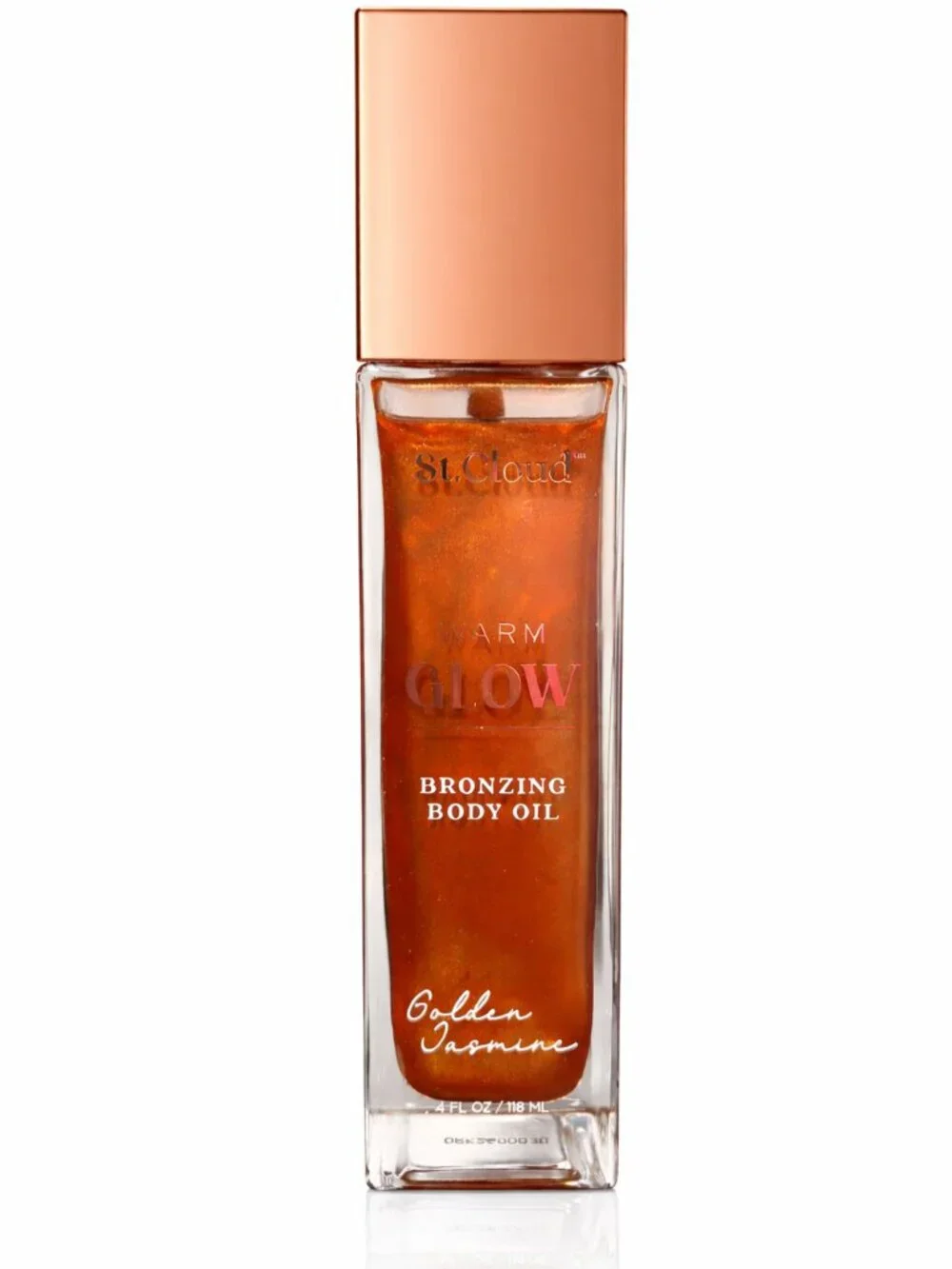 St. Cloud Warm Glow Body Oil Golden Jasmine 4oz Bronzing Body Oil